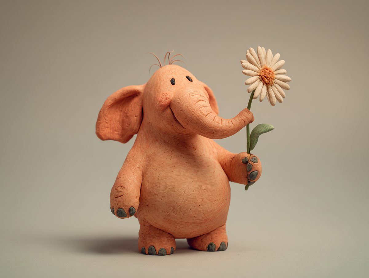 А слон - он сильный и огромный...