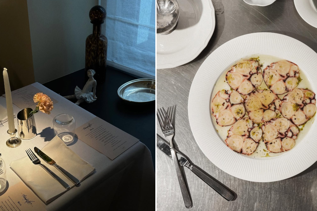 Интерьер и блюда бистро Trompette