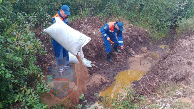 Фото: Аварийно-спасательная служба Ленинградской области