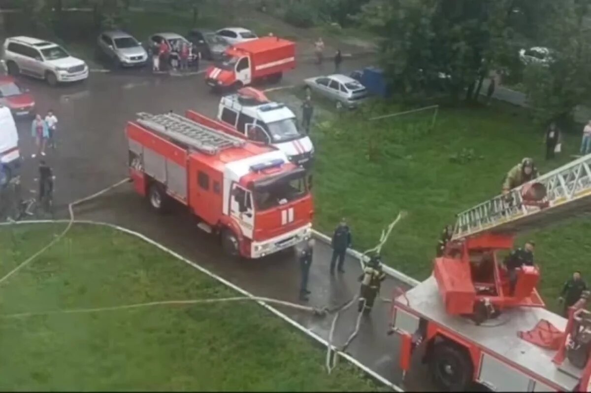    На пожаре в девятиэтажке в Ижевске погиб 38-летний мужчина