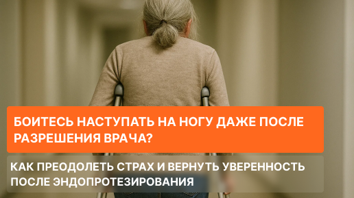 Страх после эндопротезирования