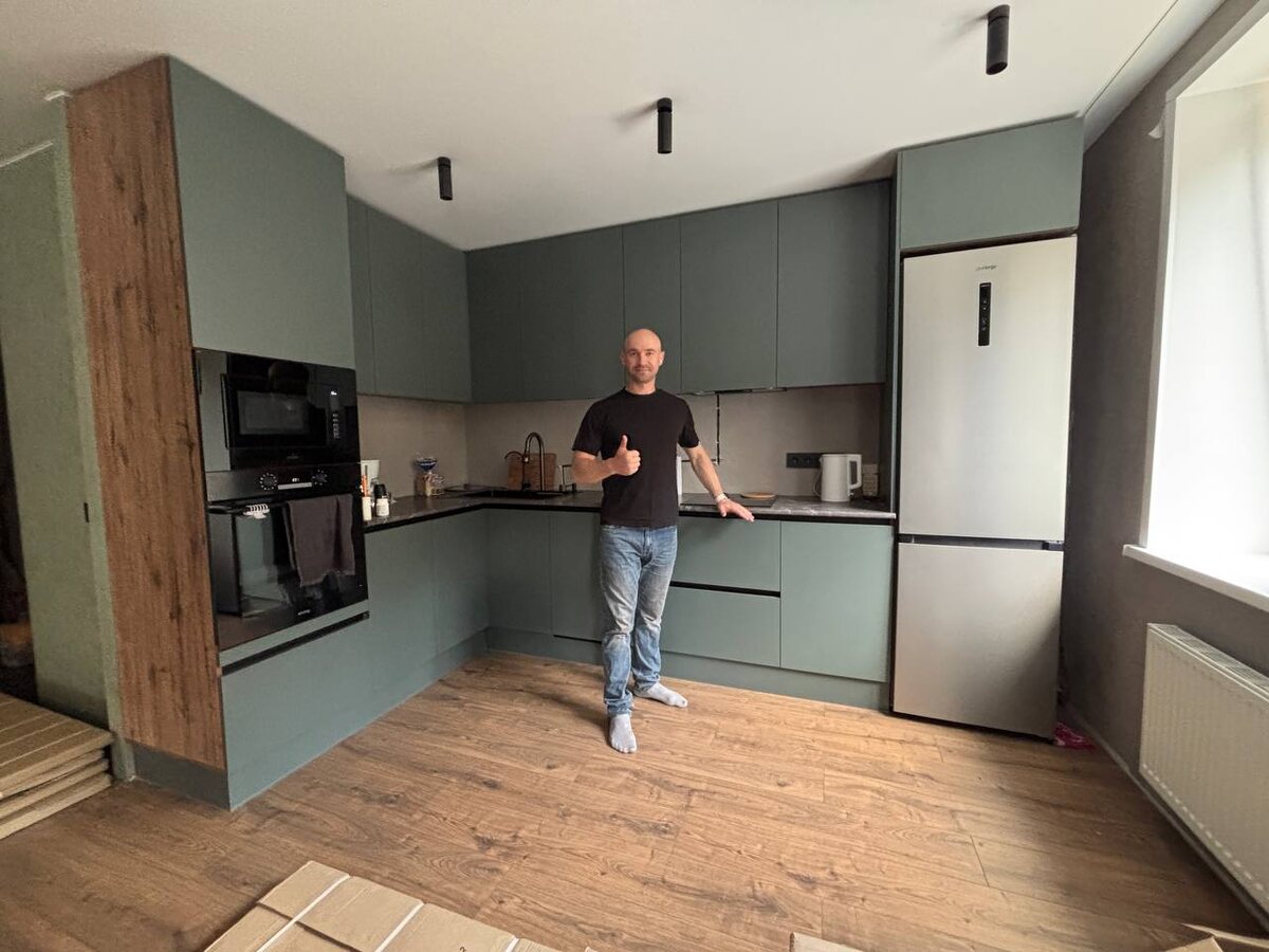 Александр Корзинофф на сдаче одного из проектов. 