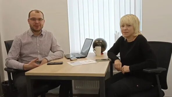 Фото Людмилы Казанцевой с коллегой. Из личного архива. 