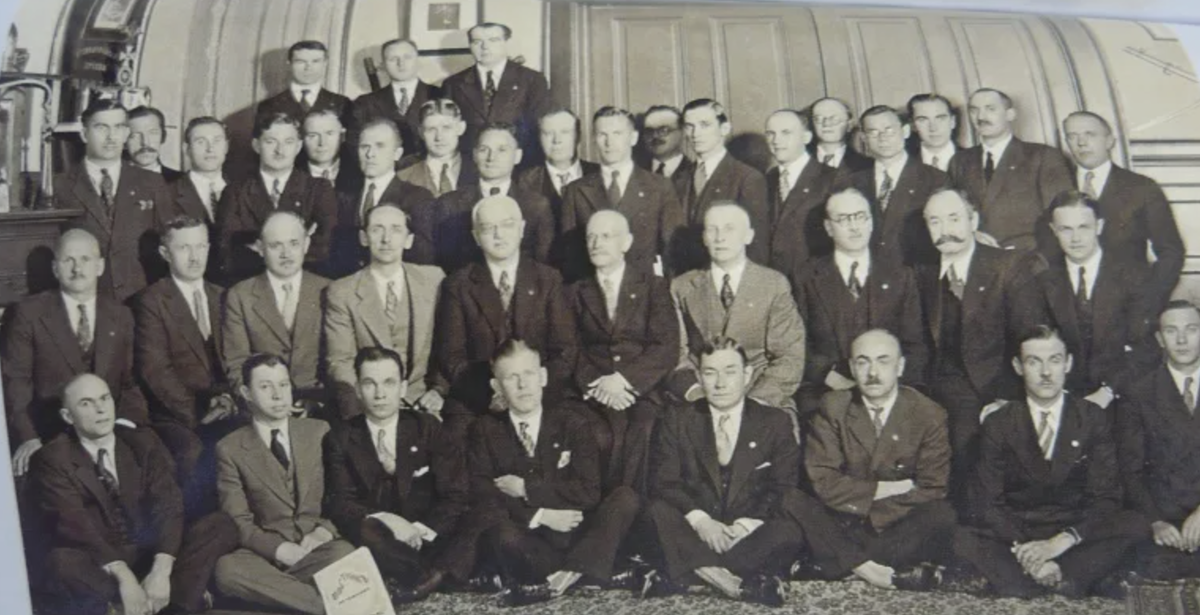 Встреча Общества русских ветеранов в 1929 г.