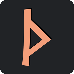  Руна Турисаз (перевернутая)