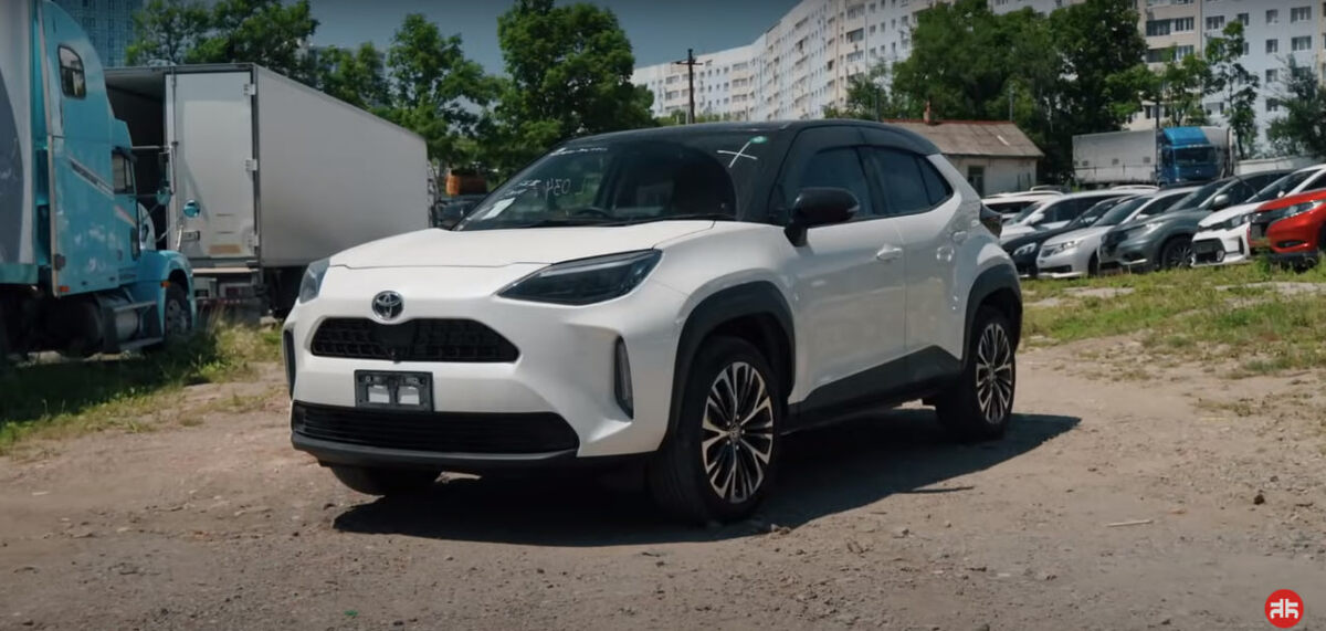 Toyota Yaris Cross. Источник: скриншот из VKвидео канала «Япония Транзит»