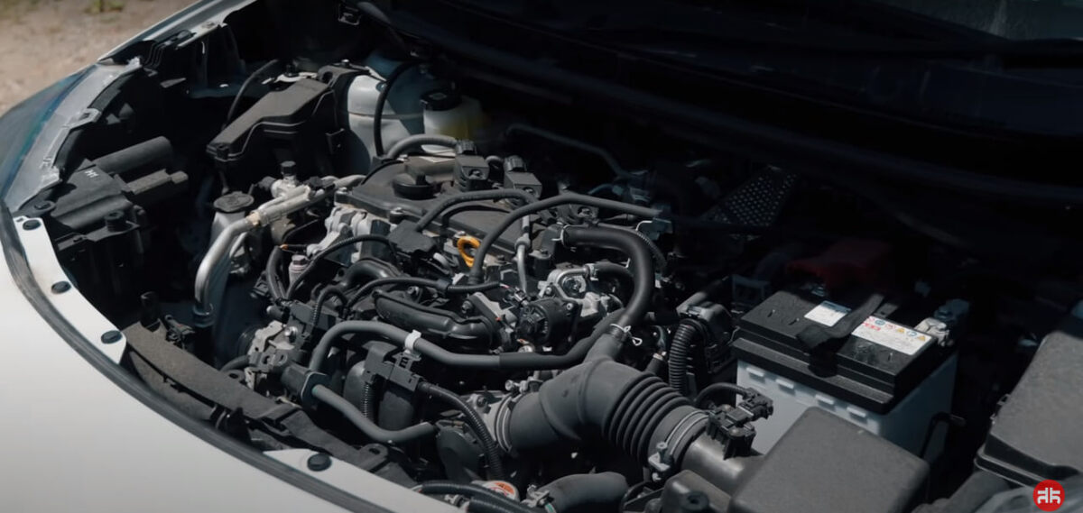 Двигатель Toyota Yaris Cross. Источник: скриншот из VKвидео канала «Япония Транзит»