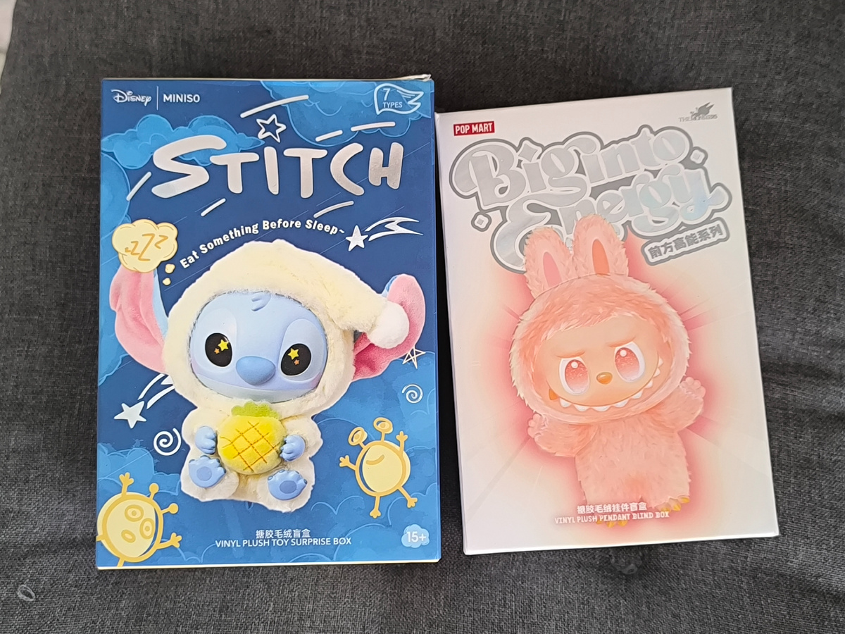 Stitch Disney Miniso / Pop Mart Big Into Energy labubu