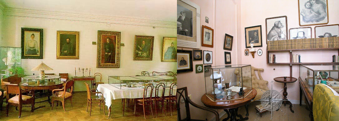 Талантливый человек талантлив во всем. Так выглядели небольшая гостиная и крошечная столовая, которые писатель обставил по своему вкусу.