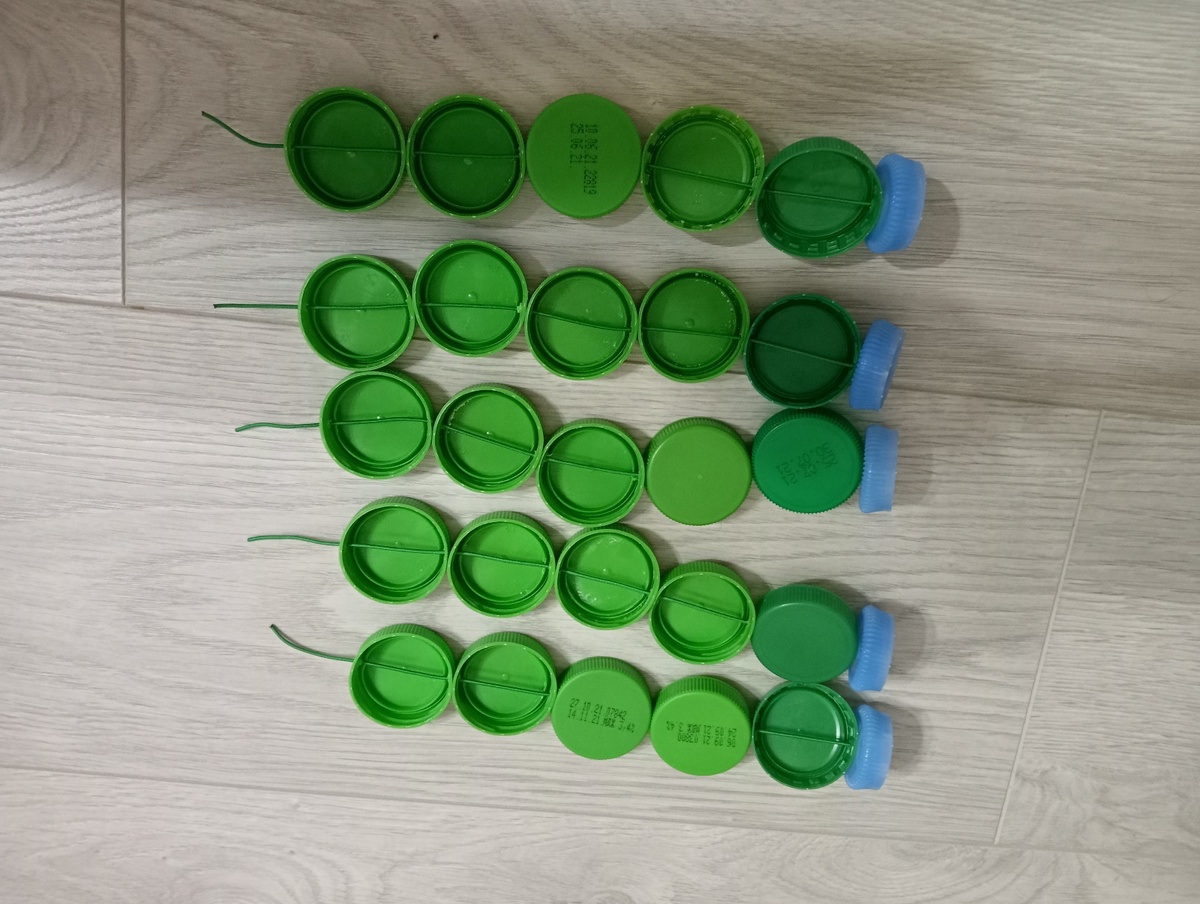 5 одинаковых щупалец