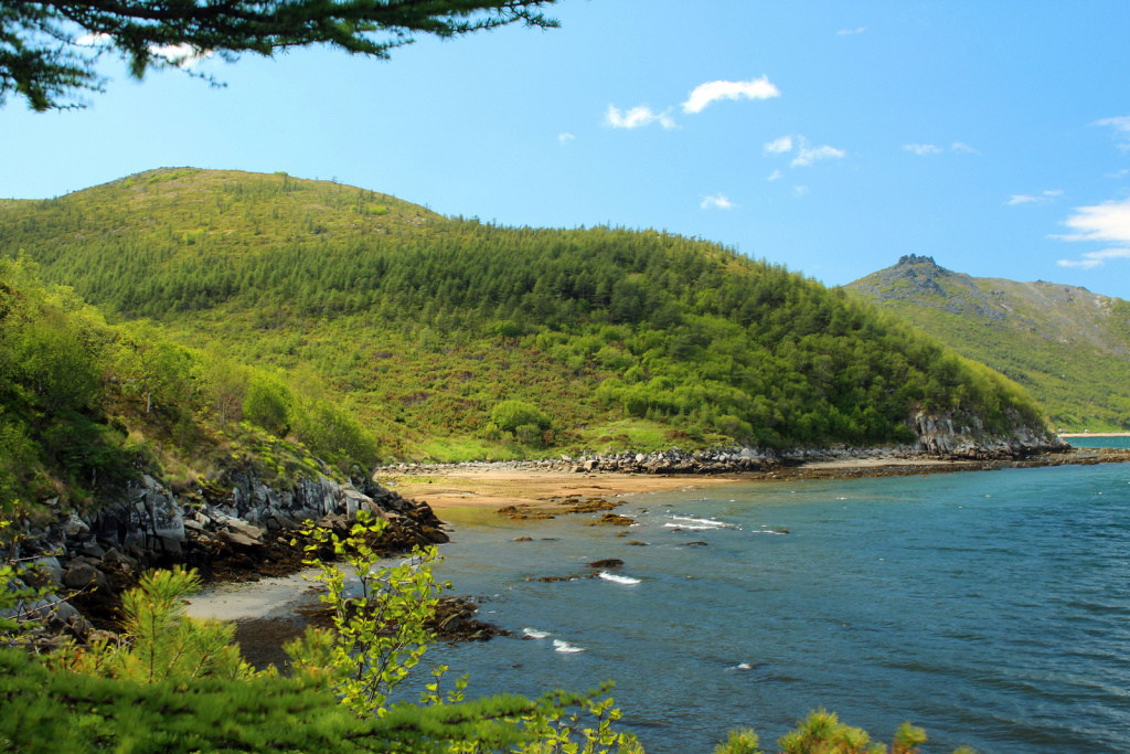 Южный берег бухты Нагаева