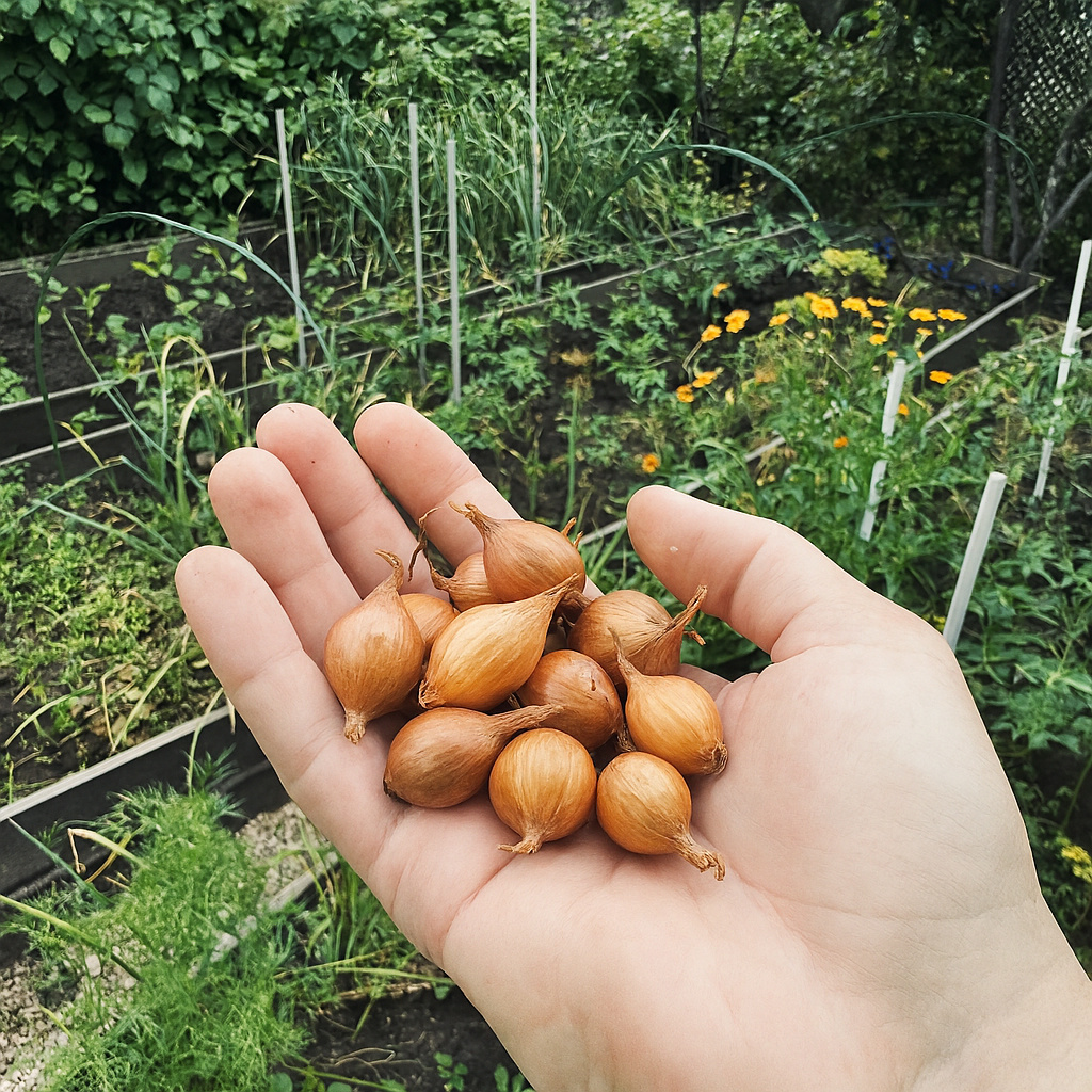 Севок для посадки в новую грядку