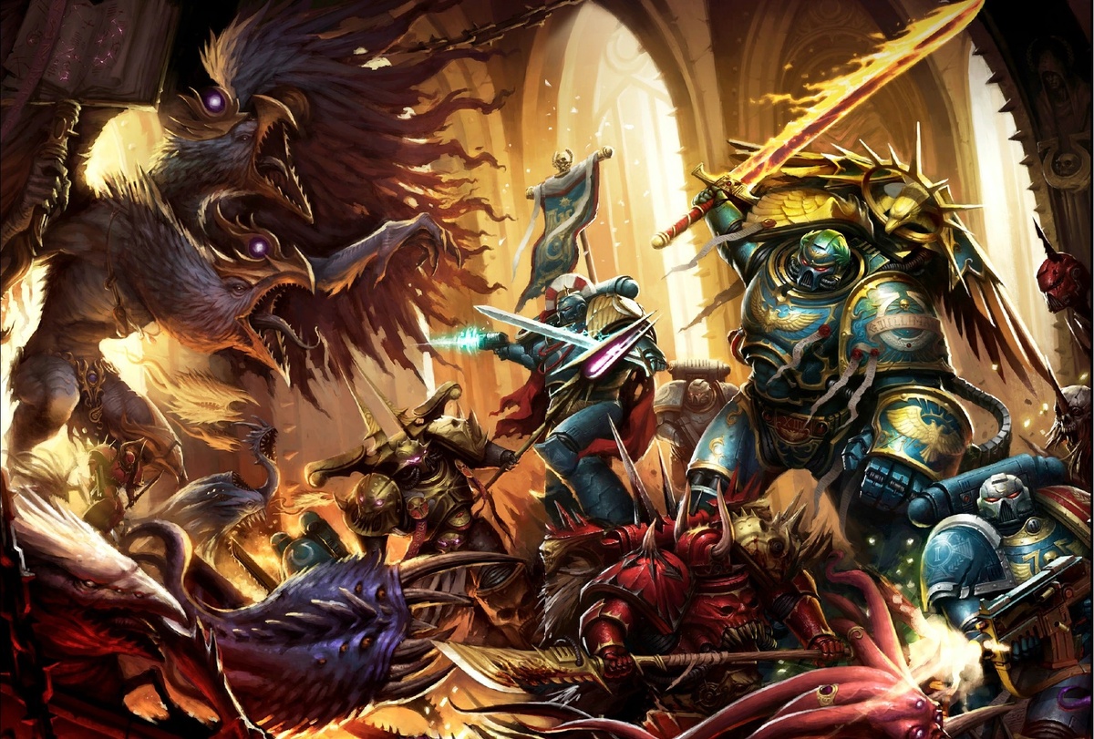 Силы Хаоса, извечные враги человечества, хлынули в Галактику, ведомые примархами-предателями