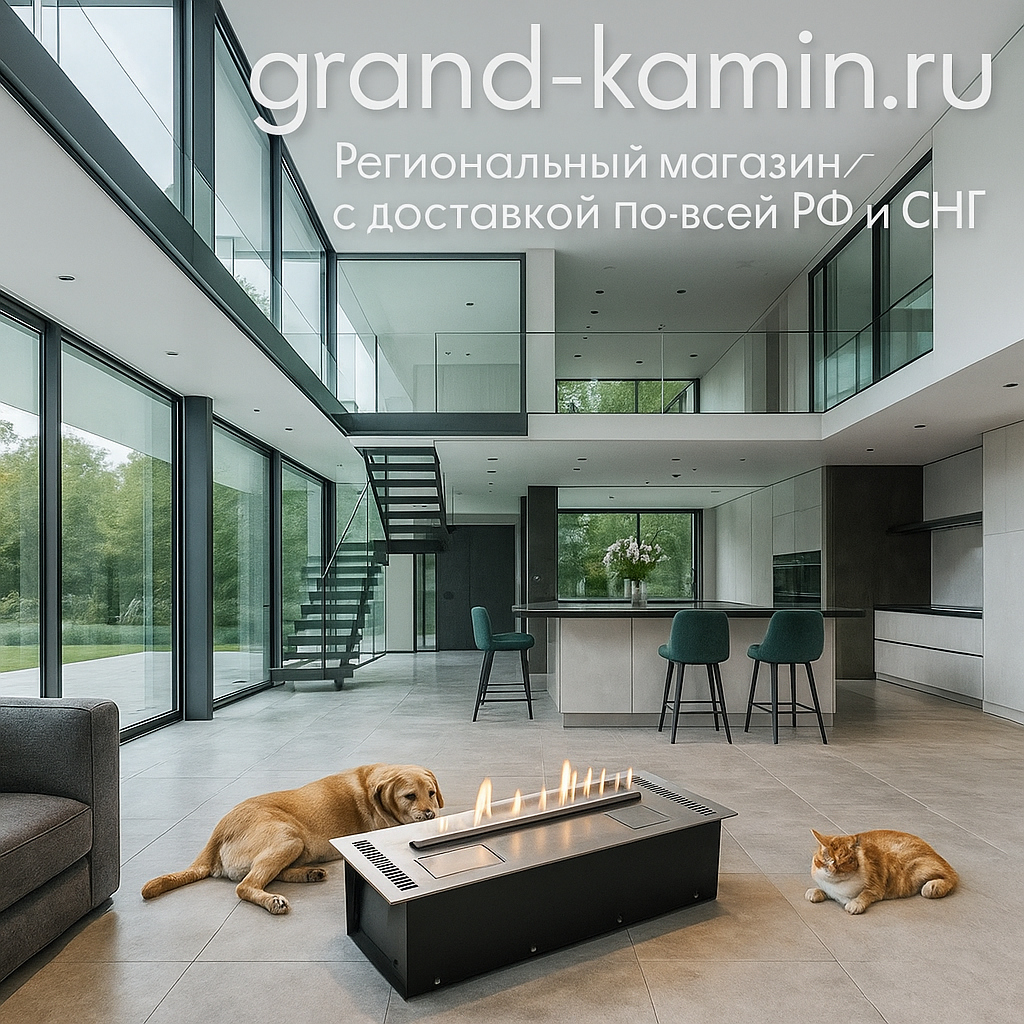    Биокамин Smart Flame 700 RC INOX: как создать уют и стиль в доме с помощью современного огня Kamin