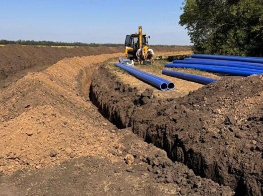    восстановление водоснабжения // фото: Telegram-канал Юрия Слюсаря