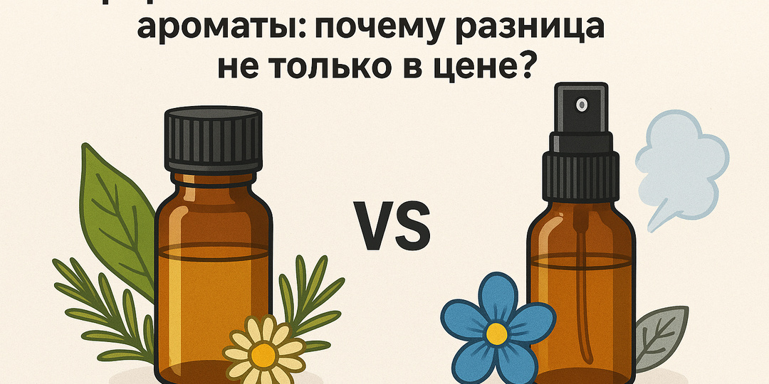 Эфирные масла vs. Синтетические ароматы: почему разница не только в цене?