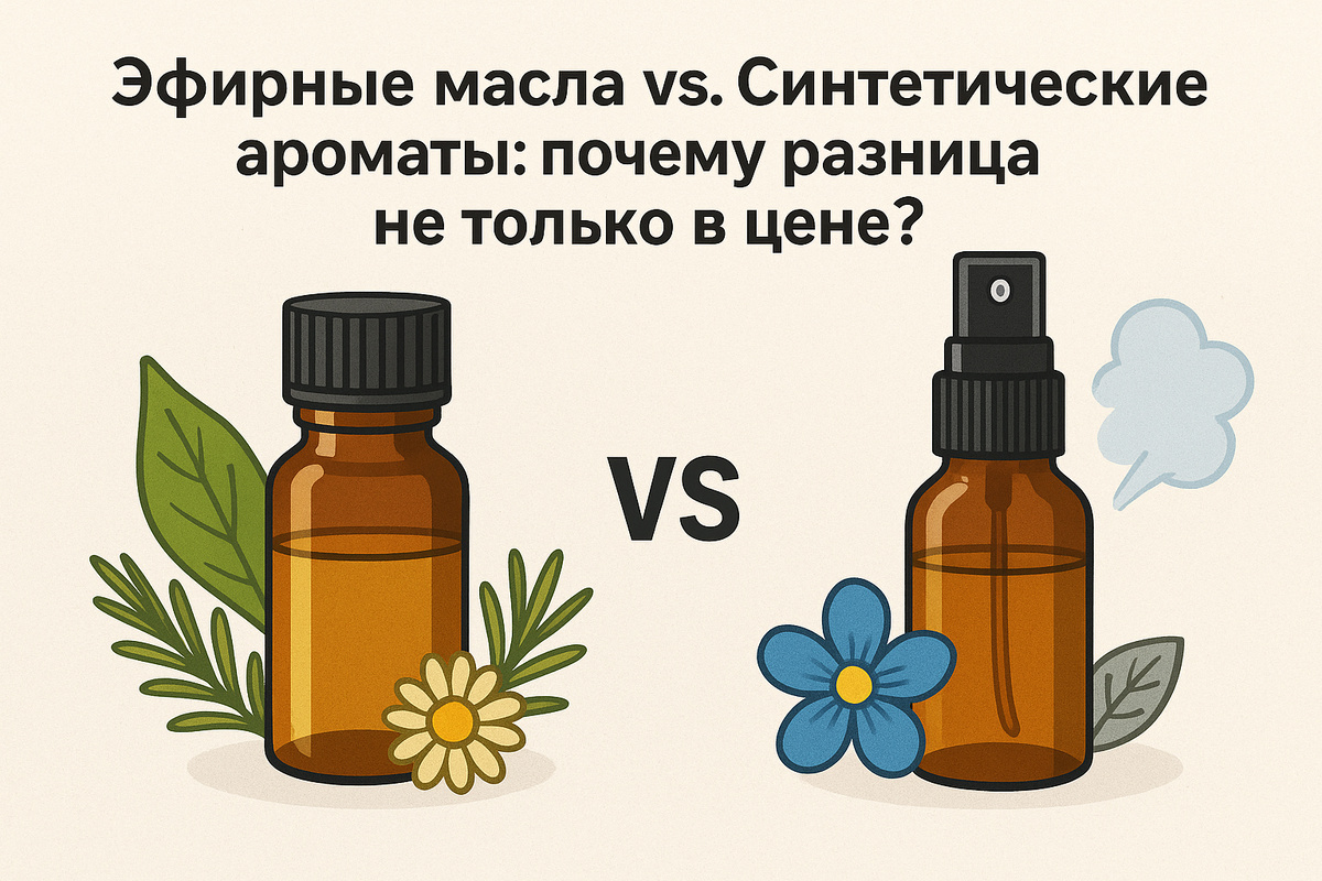 Эфирные масла vs. Синтетические ароматы: почему разница не только в цене?
