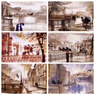 Акварели Сабира и Светланы Гаджиевых

