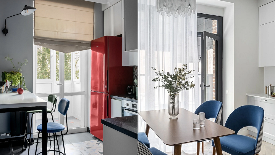 Слева проект Марии Пивоваровой. Справа проект Ксении Авериной