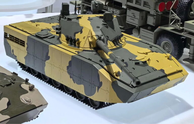 Макет 2С25М «Спрут-СДМ1», представленный на Airshow China 2024