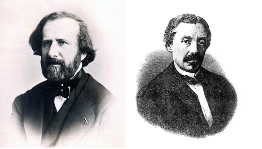 Википедия📷Ипполит Физо (слева) и Леон Фуко