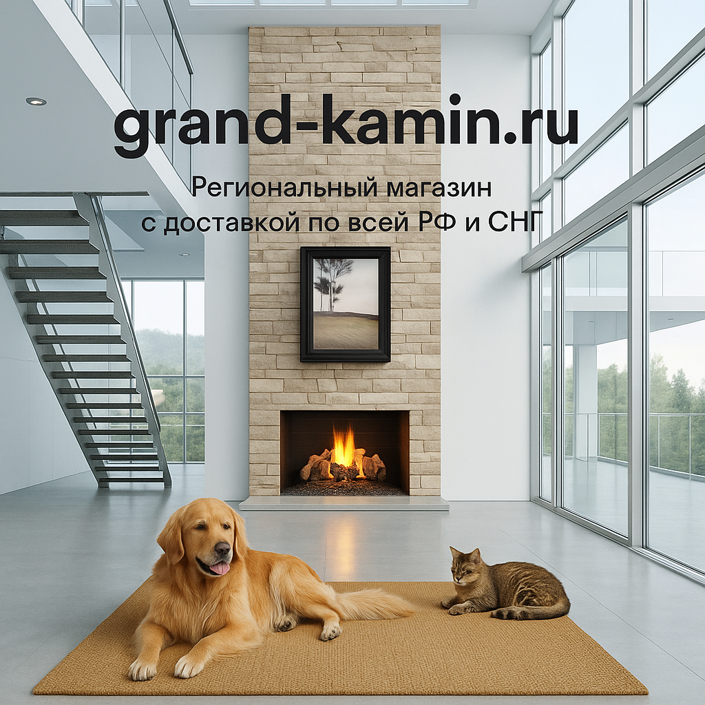    Как создать идеальное уютное пространство с газовым камином GL32N и электрокамином Bricks Wood 30 для вашего дома Kamin