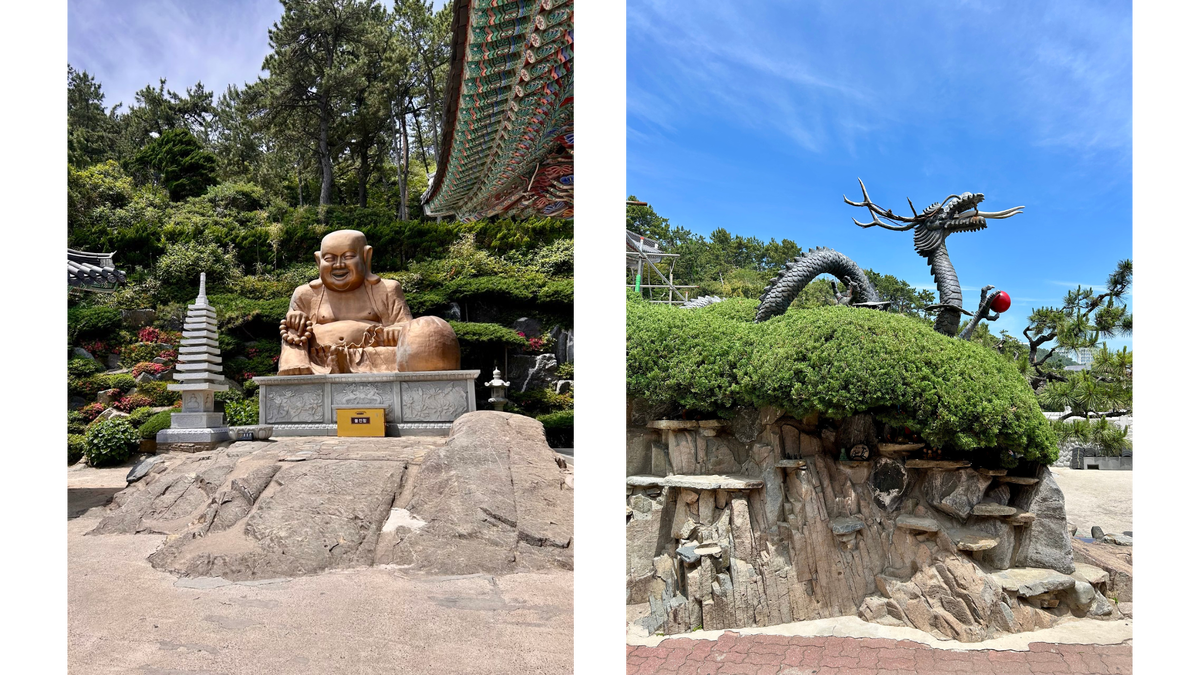 Территория храма Хэдон Ёнгуса, Пусан