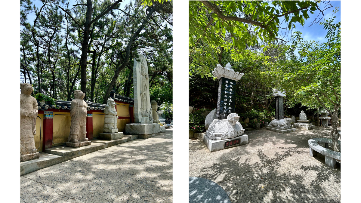 Вход во двор храма Хэдон Ёнгуса, Пусан