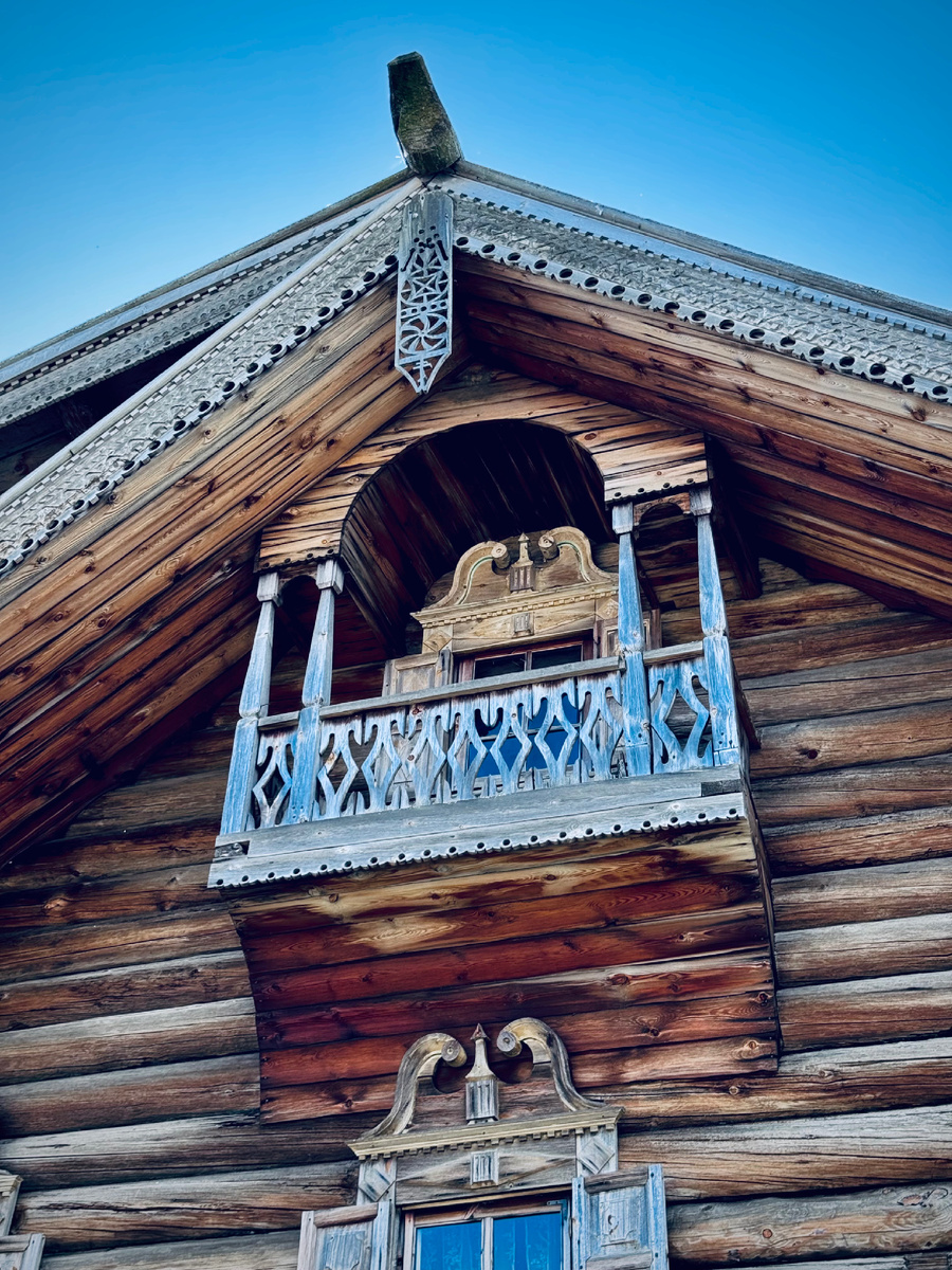 Дом Ошевневых на острове Кижи. 