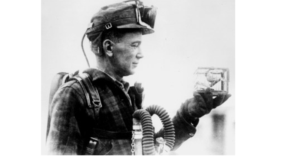 MiningWiki📷Шахтер держит канарейку