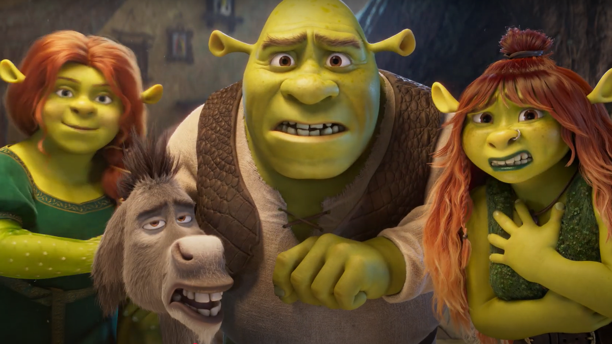 Кадр из трейлера мультфильма «Шрэк 5»