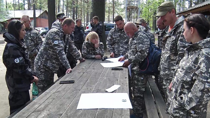    В Советском районе обучили поиску пропавших в лесу добровольную пожарную дружину