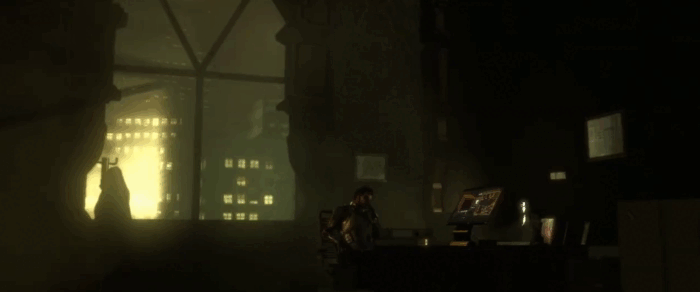 Gif картинка "Отрывок из трейлера игры Deus Ex: Human Revolution"