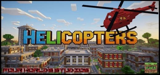 Вертолеты в майнкрафт пе