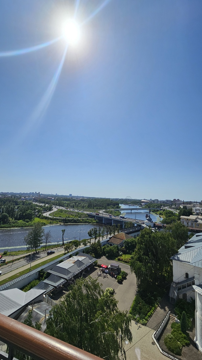 Фото автора, вид со звонницы