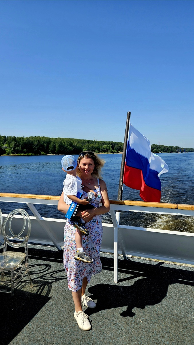 Фото автора, прогулка на теплоходе по Волге