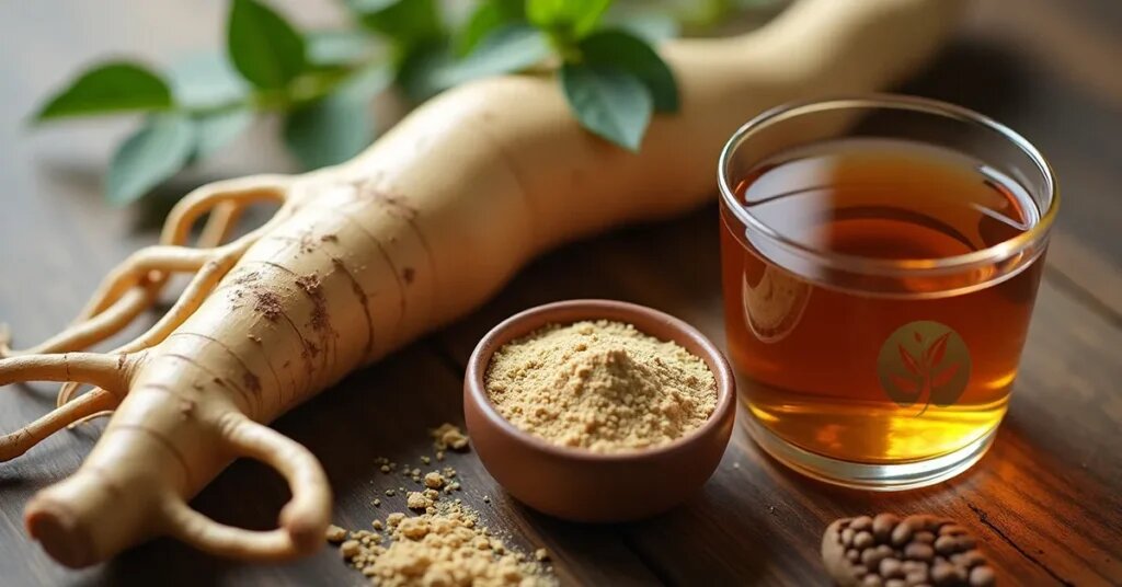 Женьшень, мака и травяной чай