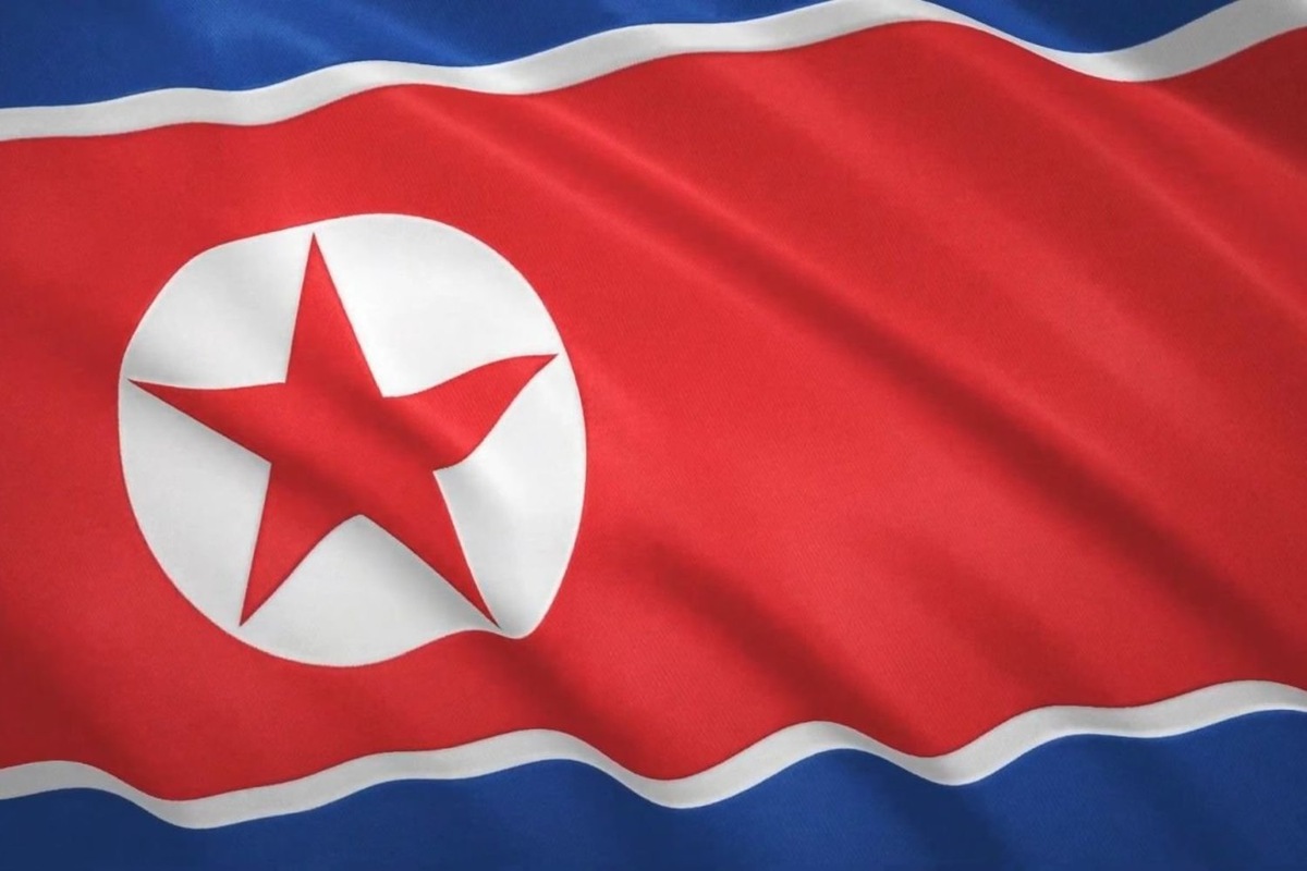   скриншот из видео «Развевающийся флаг КНДР / Waving Flag of North Korea» с канала «PASTA FLAGS & ANTHEMS»