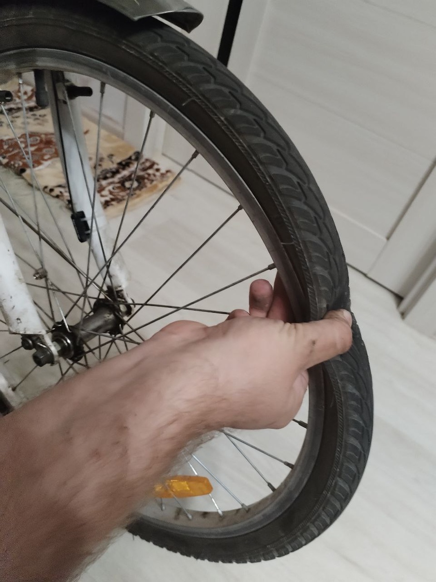 После того, как я проверил колесо... Источник: фото автора