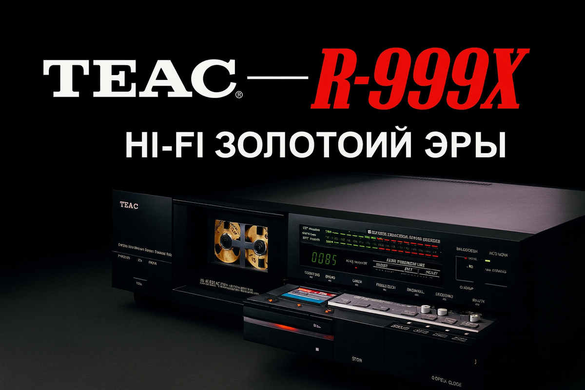 Кассетная дека TEAC R-999X вершина золотой эры Hi-Fi