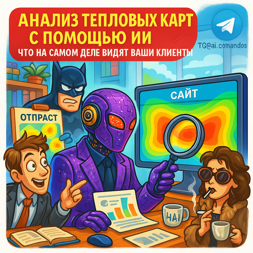    Анализ тепловых карт ИИ: 73% ваших клиентов видят не то, что вы думаете. Узнайте это за 19 минут. Дмитрий Попов | Comandos.ai