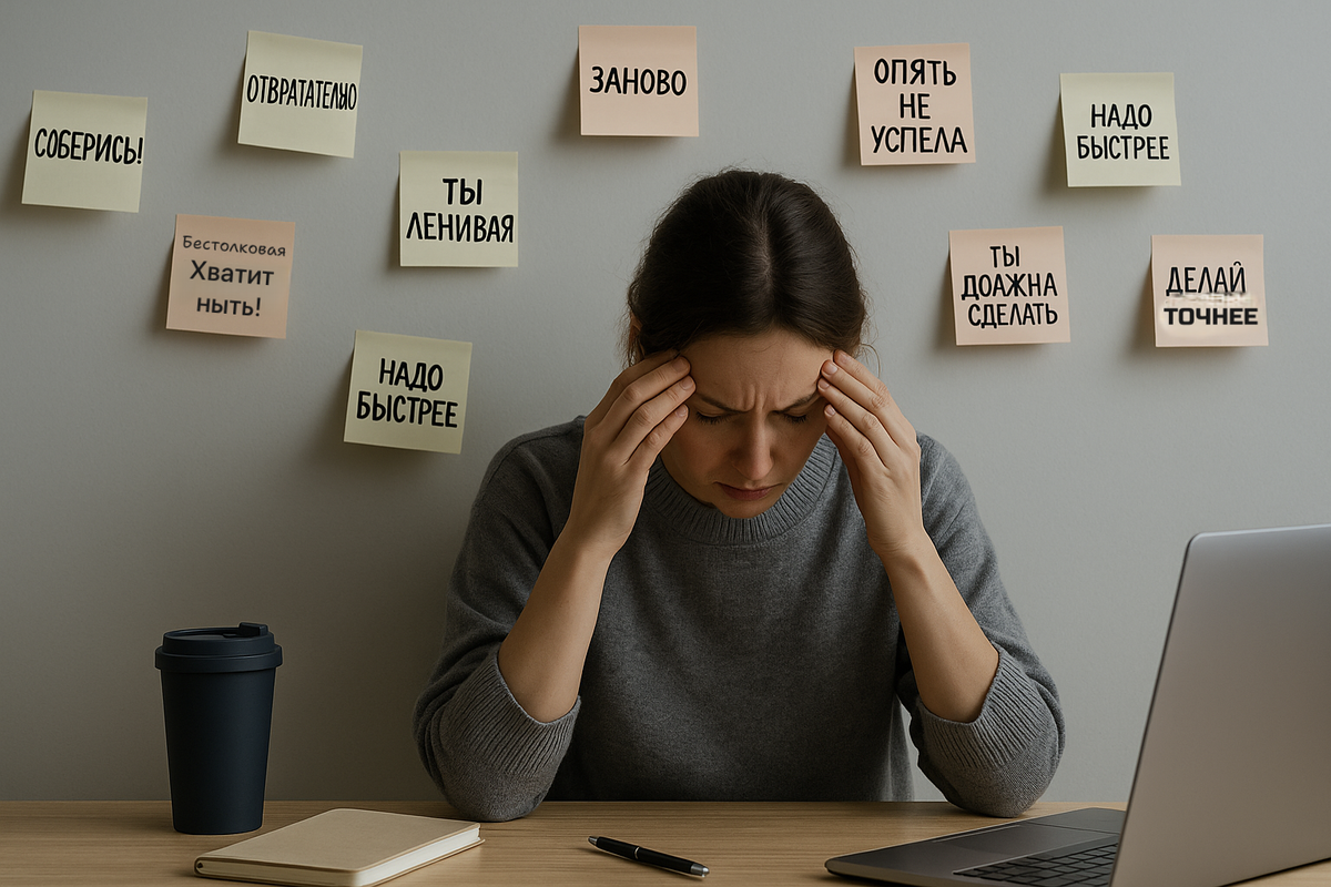 Как мы загоняем себя в депрессию, вместо того, чтобы любить и поддерживать. 