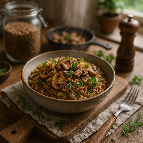 Гречка с грибами рецепты от Дарики