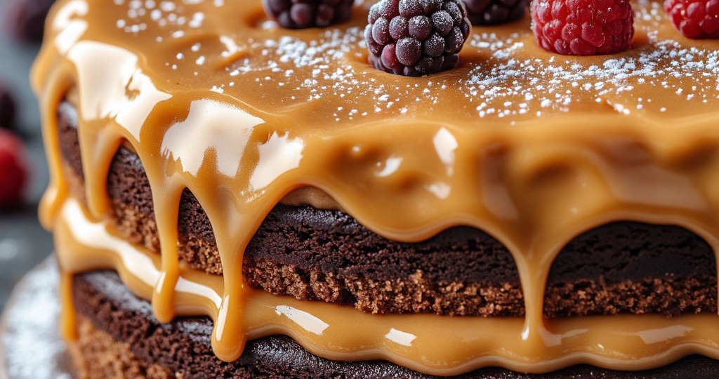 Шоколадный торт со сметанным кремом