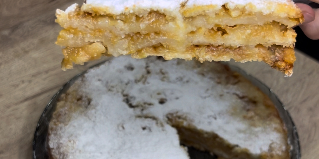 ЯБЛОЧНЫЙ ПИРОГ ТРИ СТАКАНА🍎🍏