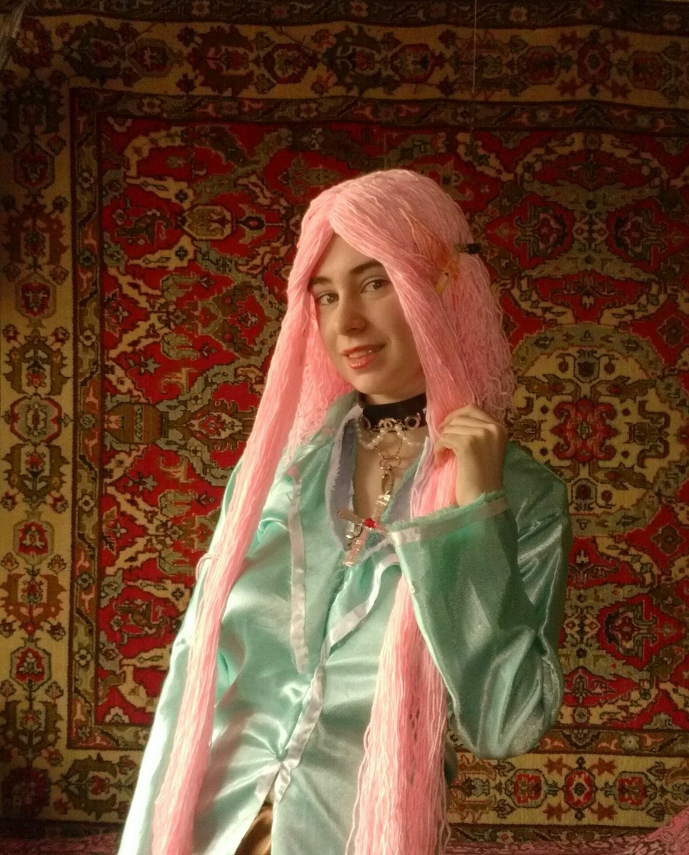 Ориби Каммпирр. Период пробы косплея по аниме: 2014 г. Мока Акасия в другом парике © Copyright: Ориби Каммпирр