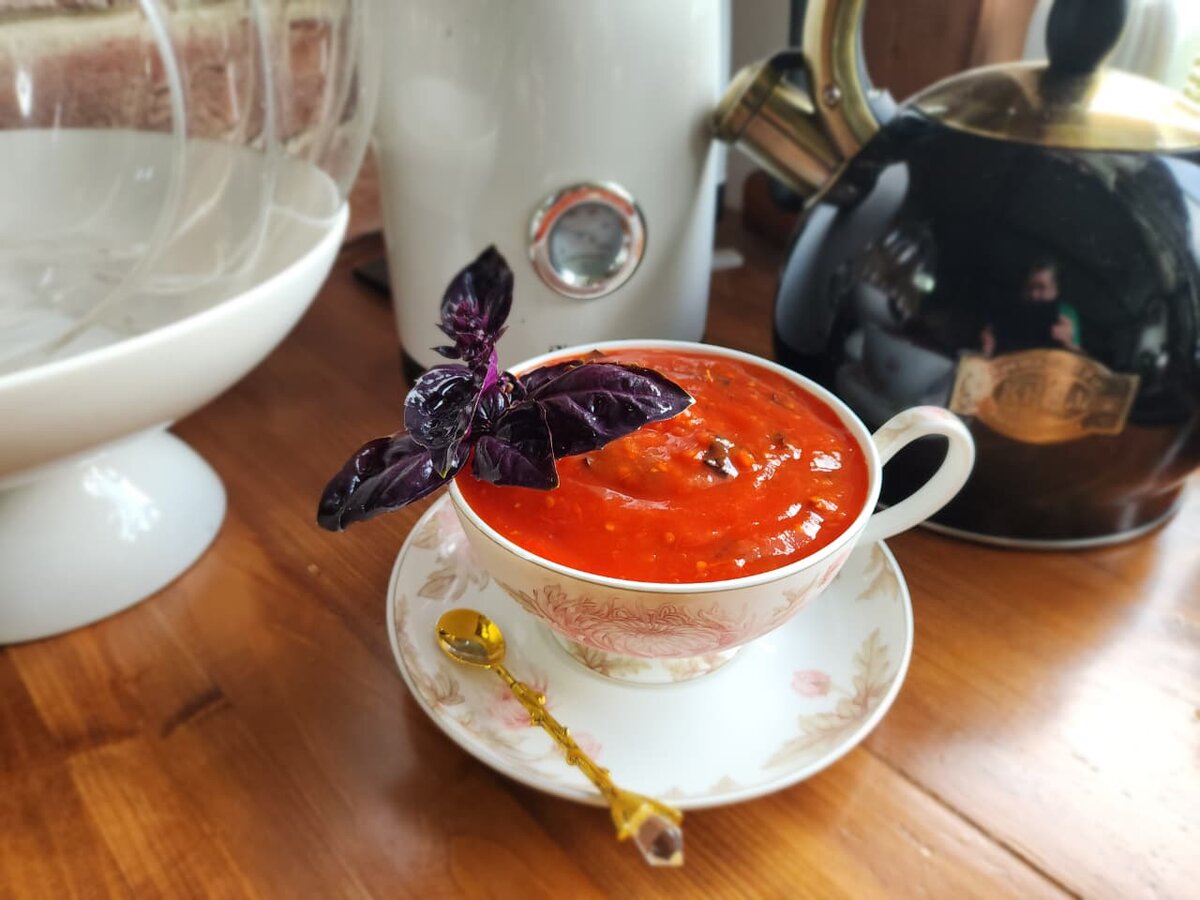 Домашний соус для шашлыка - с кинзой или базиликом/петрушкой