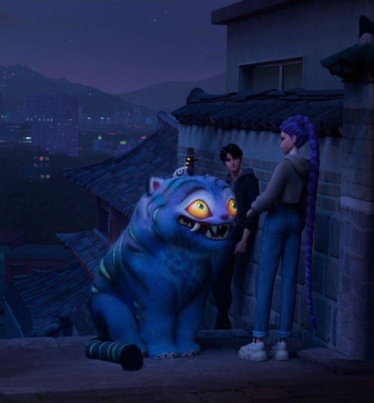 Тигр был "почтальоном" для этих двоих, думаю, именно его харизма была ключевой в вопросе, почему Руми вообще пошла на встречу с демоном-соперником