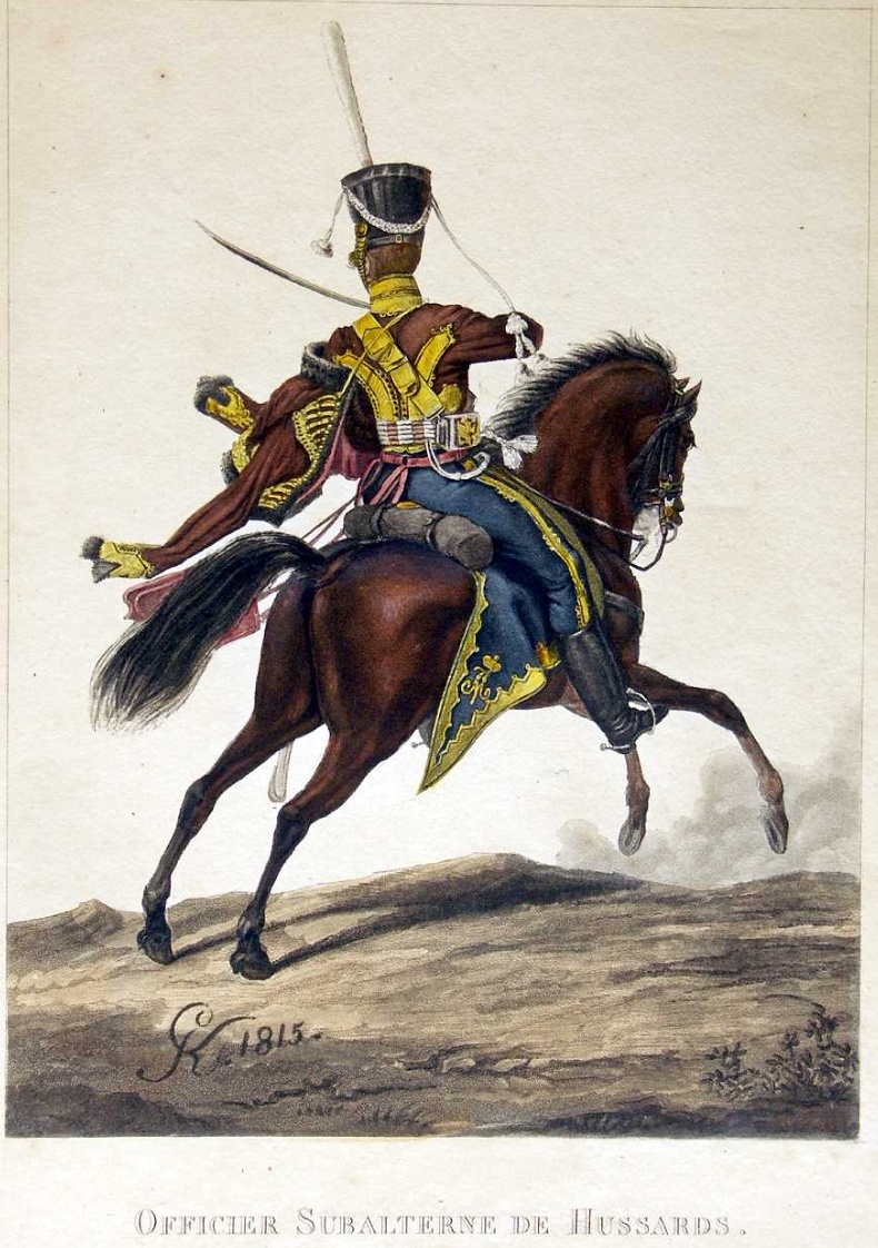 Обер-офицер Ахтырский, 12-й гусарский полк, 1815 год