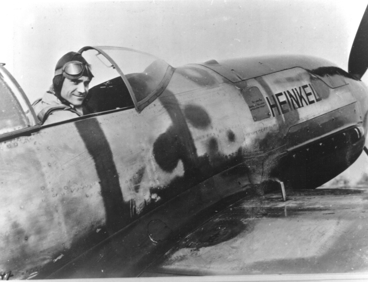 летчик Ганс Дитерле был повышен в звании до флюгкапитана. Снимок shu-aero.com